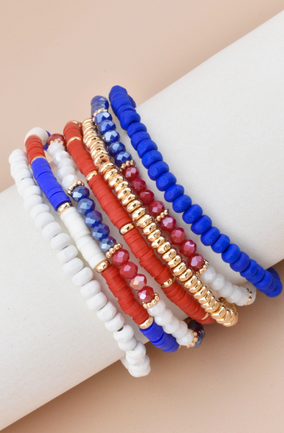 Patriotic Stretch Bracelet Set