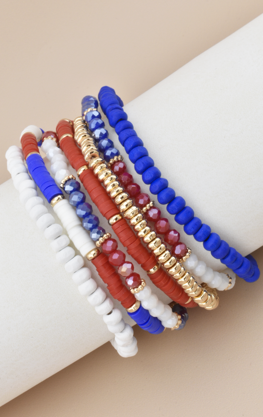 Patriotic Stretch Bracelet Set