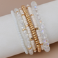 White Layered Bracelets