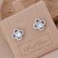 Clover Rhinestone Earrings