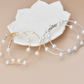 Tess Pearl Hoops