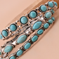 Turquoise Stone Stacked Bracelets