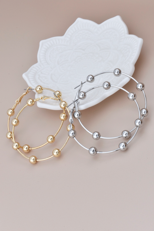 Hana Ball Spaced Hoops