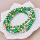 Green Stackable Bracelets