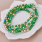 Green Stackable Bracelets