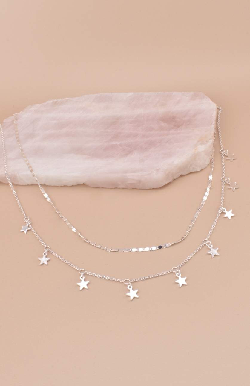 Silver Dainty Star Necklace