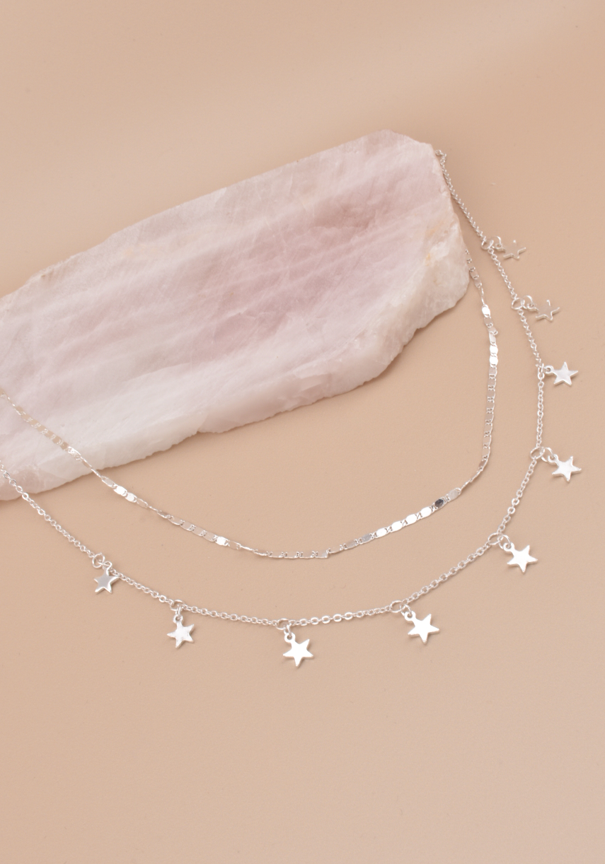 Silver Dainty Star Necklace