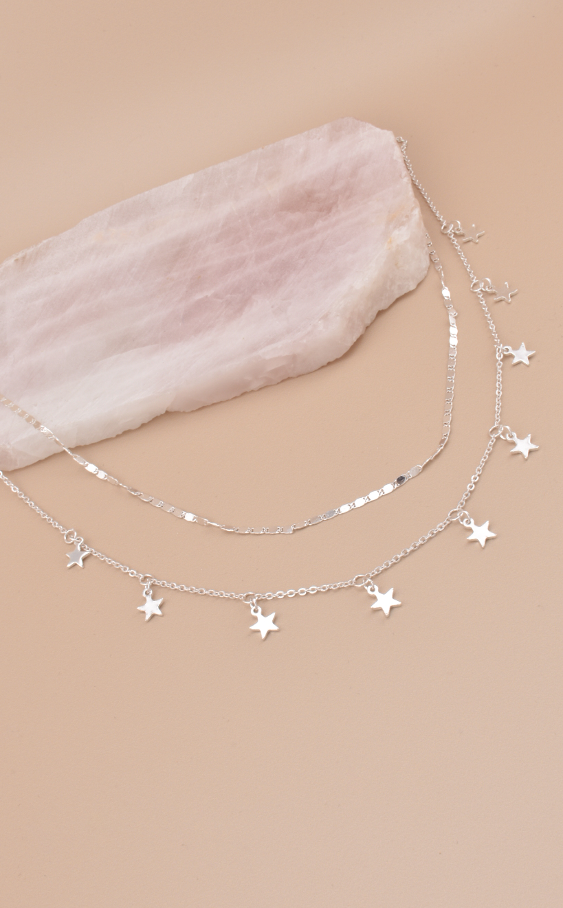 Silver Dainty Star Necklace