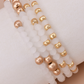 White Stackable Bracelets