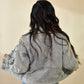 Audrie Rhinestone Denim Jacket