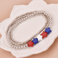 Silver Star Stretch Bracelets