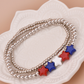 Silver Star Stretch Bracelets