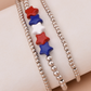 Silver Star Stretch Bracelets