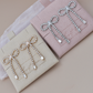 Elvira Rhinestone Bow earrings
