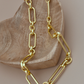 Long Oval Chain Link Necklace