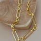 Long Oval Chain Link Necklace