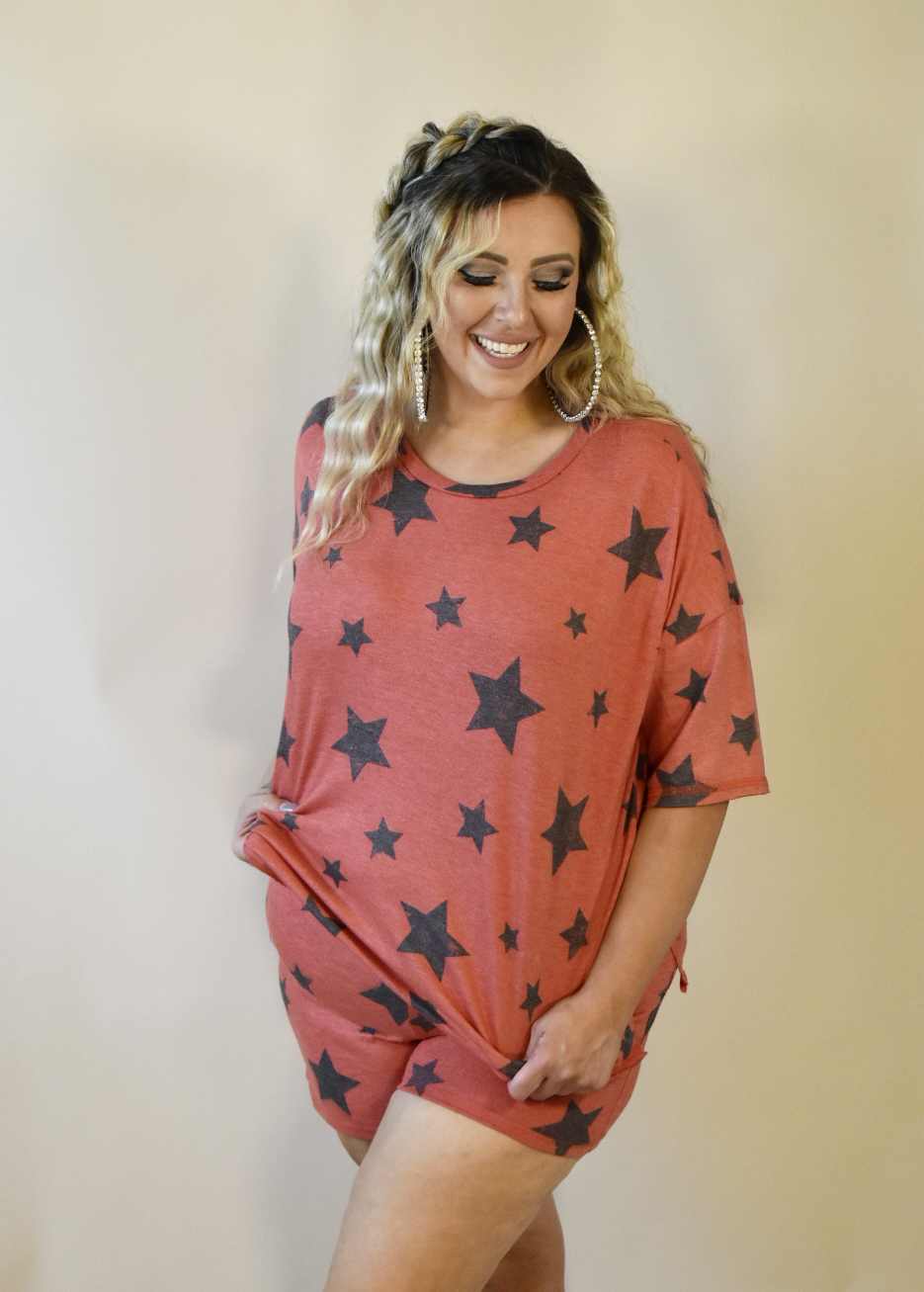 Star Lounge Set (Red)