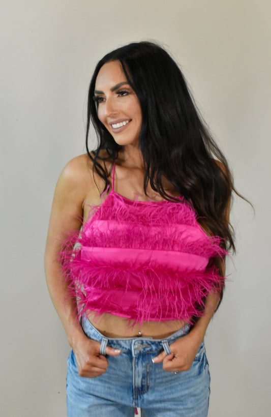 Kelsey Feather Halter