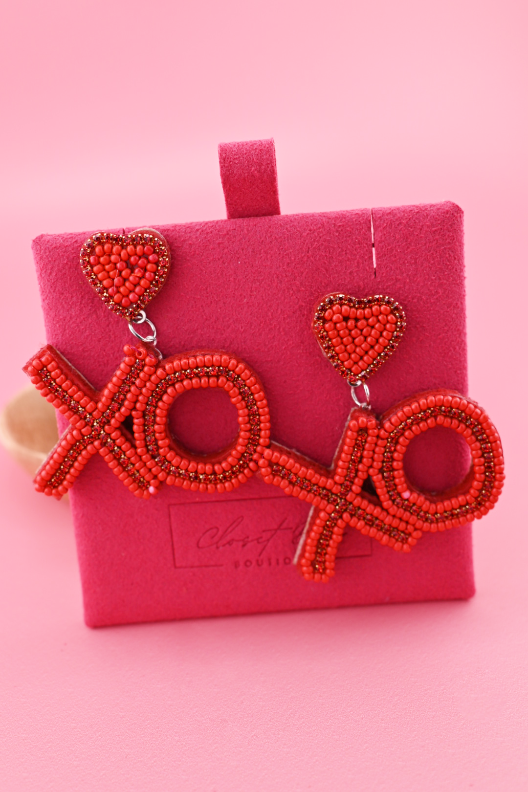 XO Rhinestone Earrings