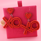 XO Rhinestone Earrings