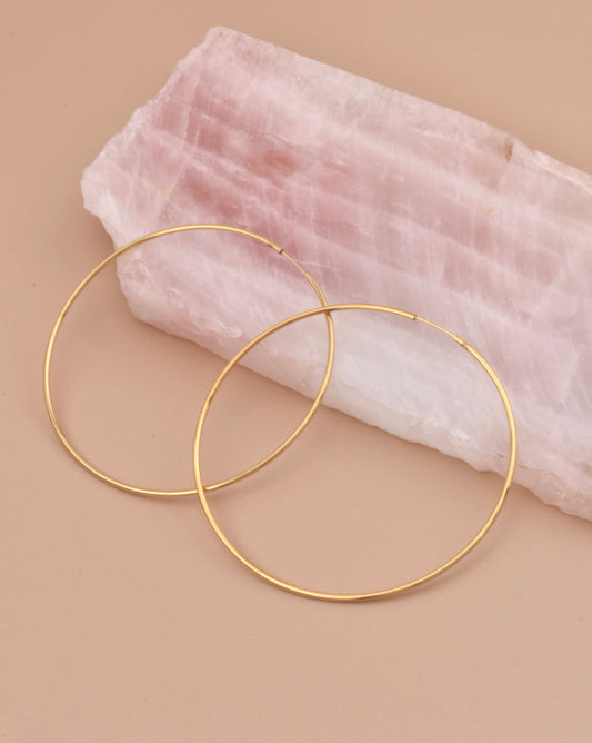 Lauren Sleek Hoop Earrings