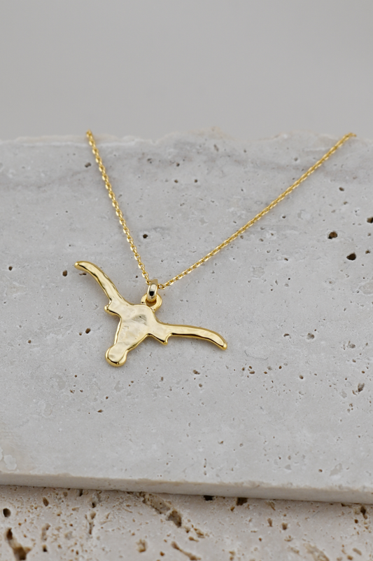 Longhorn Gold-Dipped Necklace