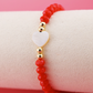 Red & White Heart Bracelet