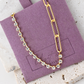 Lumi Luxe Asymmetrical Crystal Link Necklace