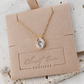 Gold Dainty Teardrop Necklace