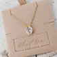 Gold Dainty Teardrop Necklace