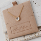 Gold Dainty Round Necklace