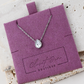 Silver Dainty Teardrop Necklace