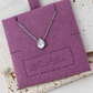 Silver Dainty Teardrop Necklace