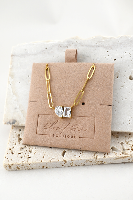 The Golden Glow Duo Necklace