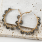 Luna Beaded Statement Hoops