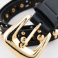 Black Studded Belt