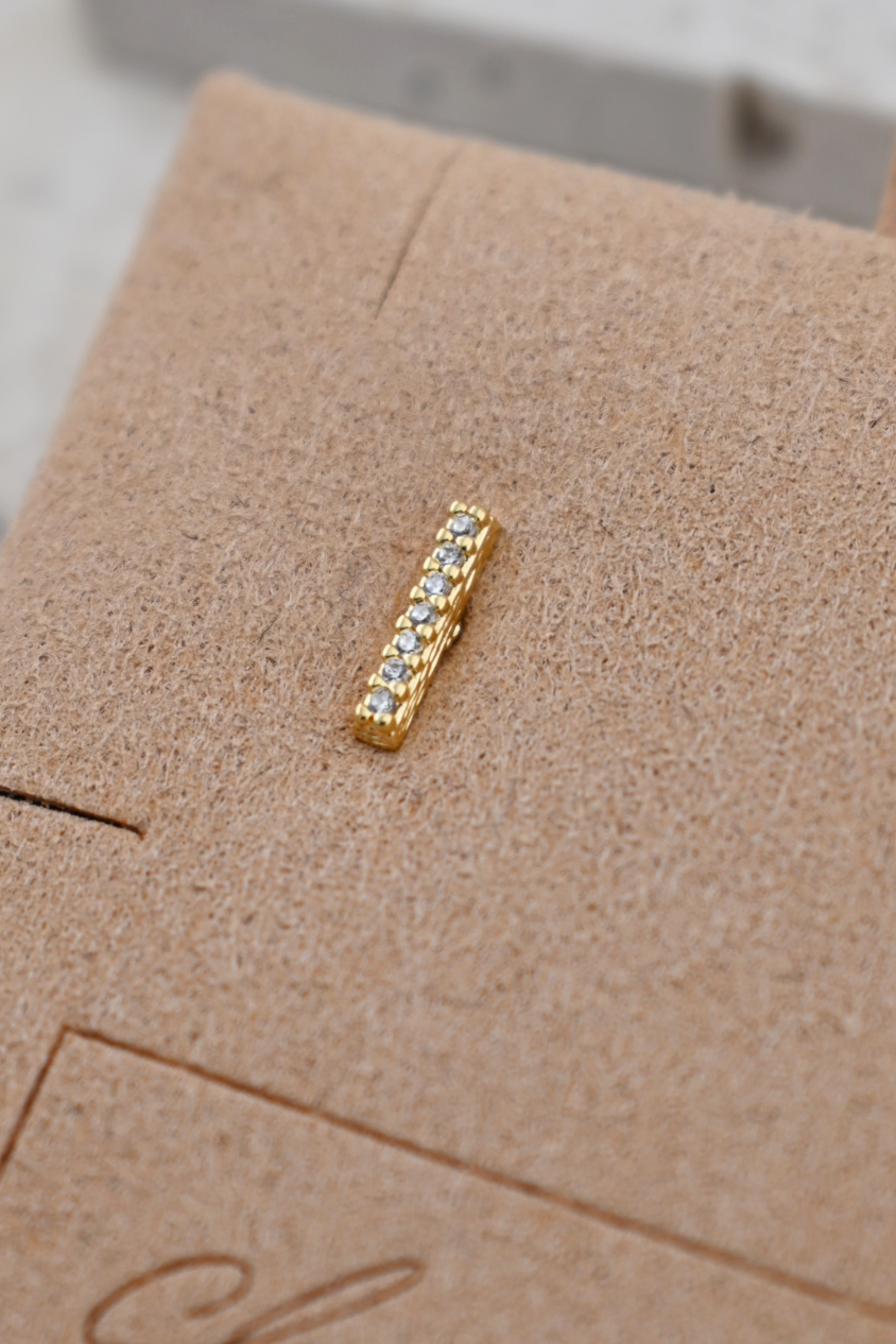 Dainty Bar Stud Earrings