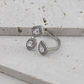 Multi Stone Halo Adjustable Ring