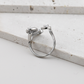 Multi Stone Halo Adjustable Ring