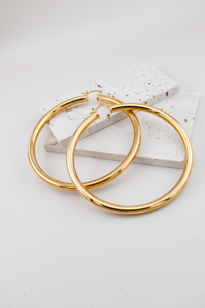 Statement Gold Hoops