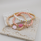 Pickle Ball Stacked Bracelets