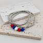 Silver Star Stretch Bracelets