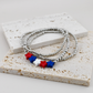 Silver Star Stretch Bracelets