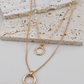 Mixed Chain & Circle Necklace