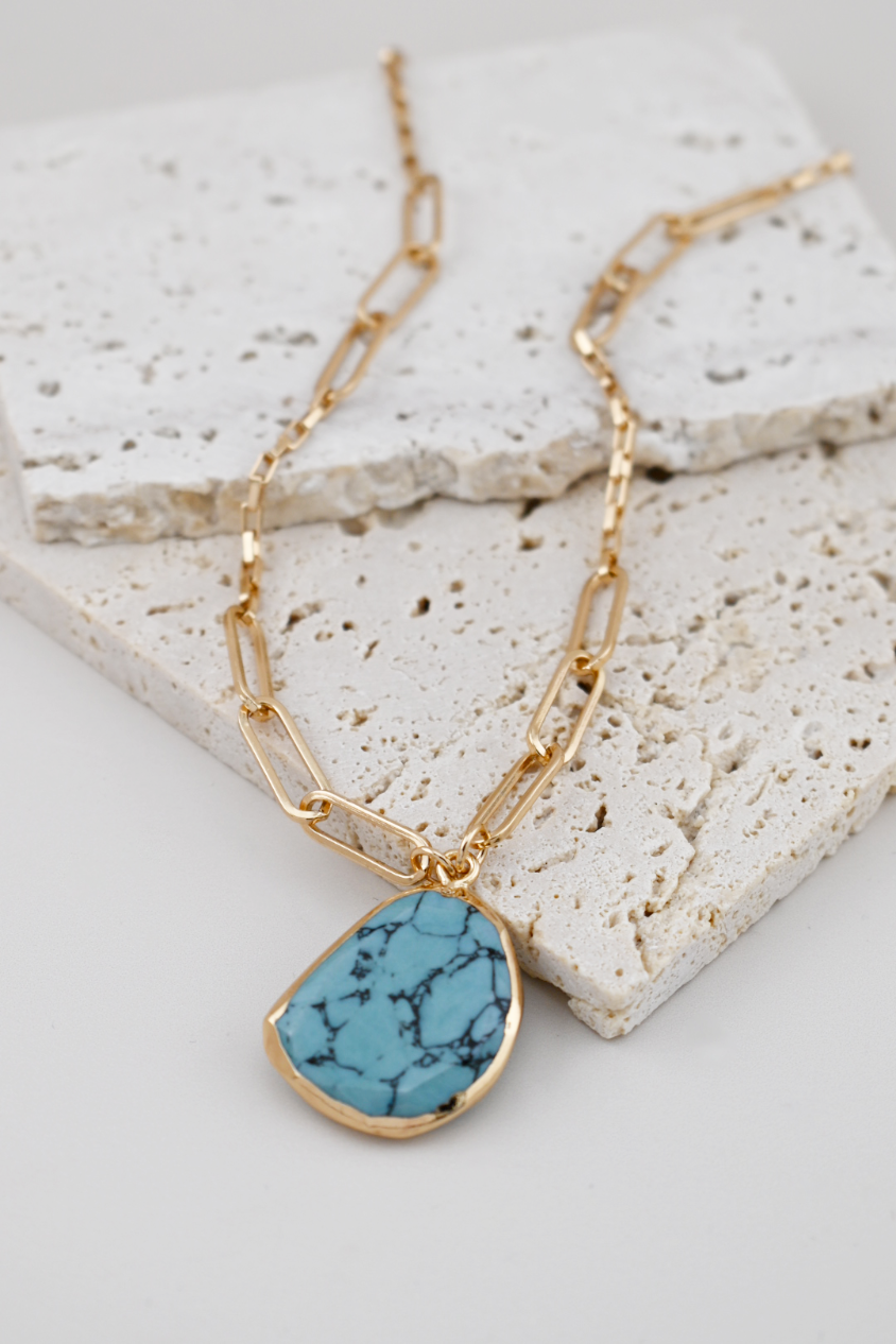 Turquoise Pendant Necklace
