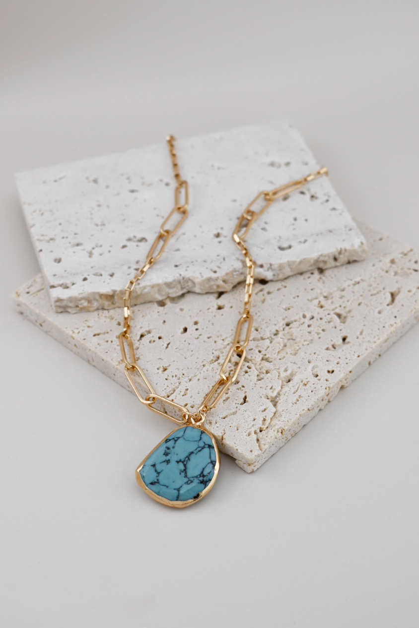 Turquoise Pendant Necklace