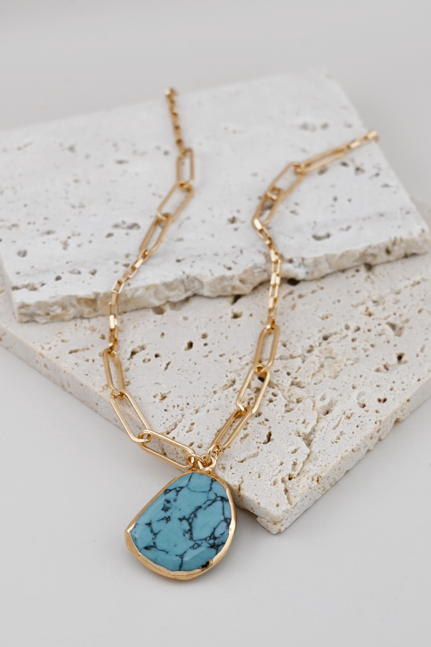 Turquoise Pendant Necklace