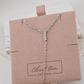 Silver Kayla Tiered Rhinestone Chain Necklace