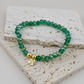 Dark Green & 18K Gold Plated Lucky Bracelet Set – St. Patty’s Edition