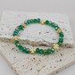 Dark Green & 18K Gold Plated Lucky Bracelet Set – St. Patty’s Edition
